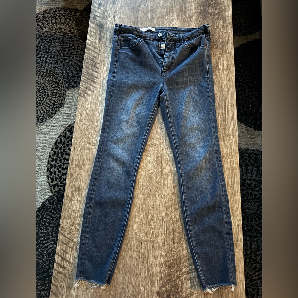 Pilcro skinny jeans - unfinished hem